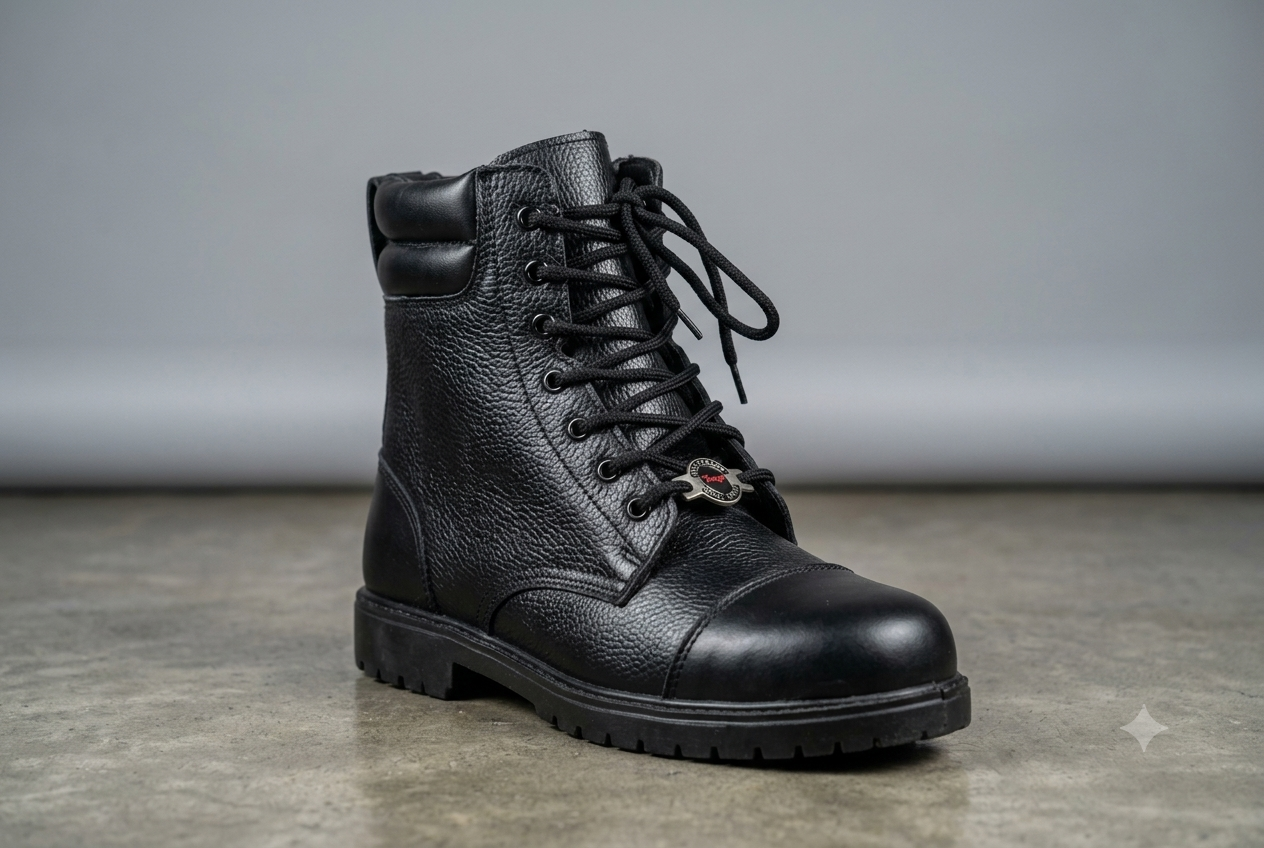 High ankle boot view 2